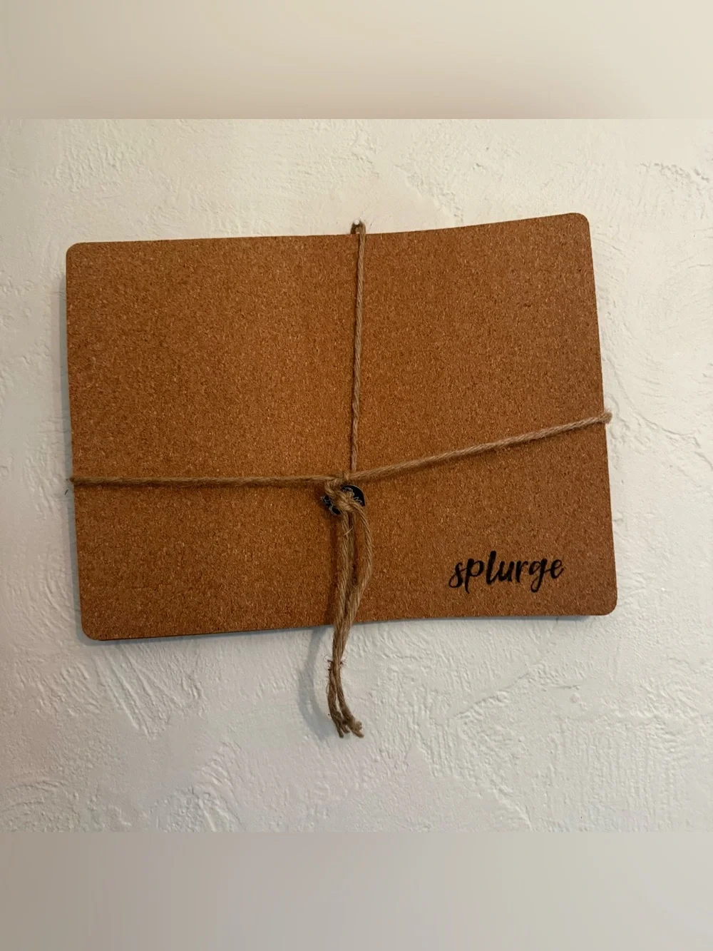 New Set of 4 Cork Placemats Inspirational Sayings Farmhouse Table Decor